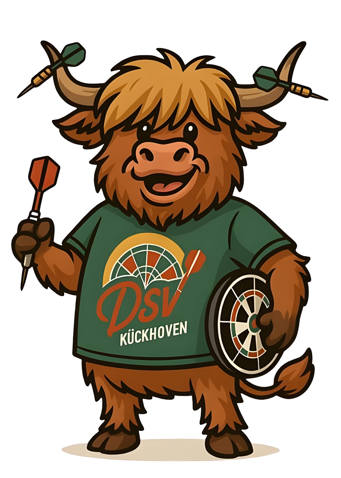 Dartholomeus, das Maskottchen des DSV Kückhoven